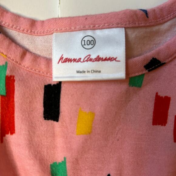 Hanna Andersson 100% Cotton Dress 100 - Picture 5 of 6